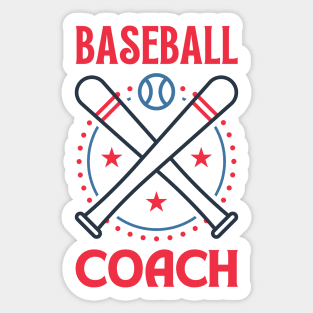 Baseball Coach Sticker